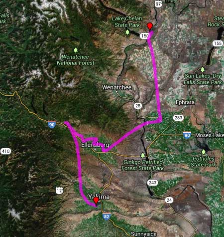 AirNav Pro Yakima to Lake Chelan AirNav Pro Yakima to Lake Chelan