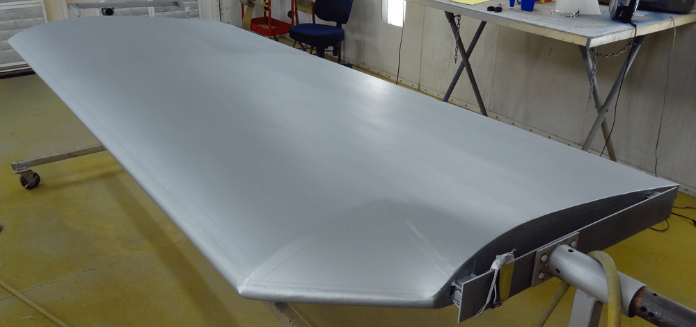 Silvering the Wings with Stits Poly-Spray